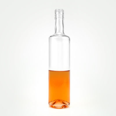 Botellas de vino de vidrio de 700 ml y 70 cl para licores y bebidas hechas de vidrio transparente reciclado