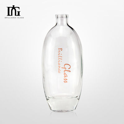 Botella de 500 ml de vino vodka licor con grabado y estampado en caliente