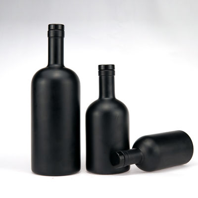 Botella de vidrio para vodka y alcohol whisky gin licor 200ml 375ml 500ml 700ml 750ml perfecto