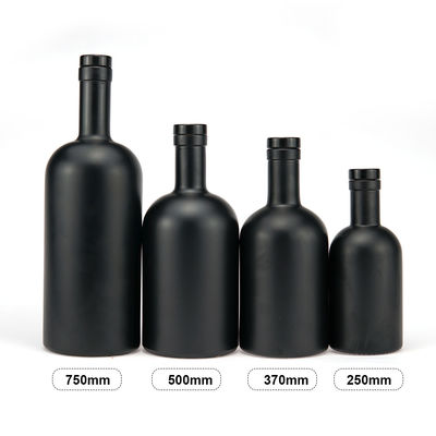Botella de vidrio para vodka y alcohol whisky gin licor 200ml 375ml 500ml 700ml 750ml perfecto