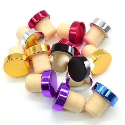 Tapones de vino de madera y caucho de forma personalizada OEM / ODM para tapones de sellado de botellas