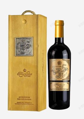 Conjunto de vino rojo de cuero único Botella de embalaje de papel caja para regalo de madera de vino personalizado