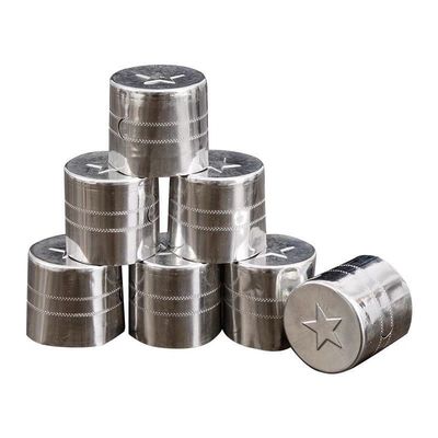 Silencio de forma redonda Pvc de cuello transparente bandas encogedoras manga para tapa de botella personalizada
