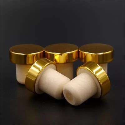 Tapón de botella de aluminio para botellas de vidrio Aceite de oliva cerveza whisky vino bebidas alcohólicas tapas de madera