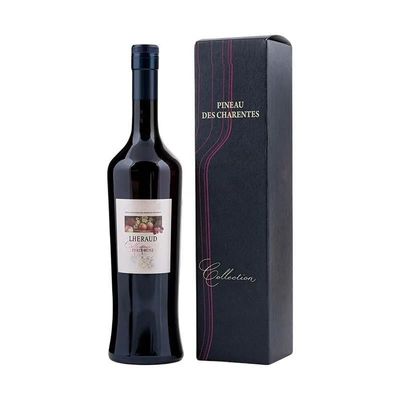 Otros objetos de artesanía de regalo almacenamiento de cuero caja de vino y manijas botella única caja de regalo reutilizable cocodrilo grano PU cuero doble botella 750ml caja de vino tinto