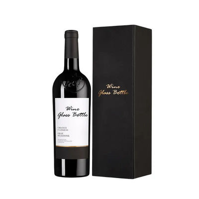 Embalaje de cartón para botellas de whisky / botella de agua Caja de regalo con Eva personalizada dentro