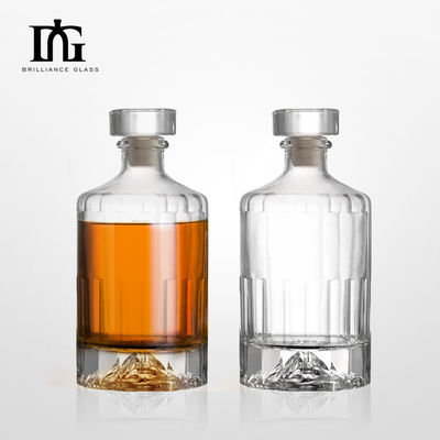 Botella de ginebra 500 ml 750 ml Liquor Vodka Ron Spirit Whiskey Whiskey Brandy Botellas de vidrio de agua