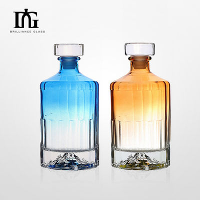 Botella de ginebra 500 ml 750 ml Liquor Vodka Ron Spirit Whiskey Whiskey Brandy Botellas de vidrio de agua