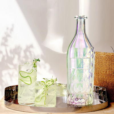 Botellas de vino de lujo en forma de diamante 700ml/750ml/1000ml Capacidad para bebidas carbonatadas