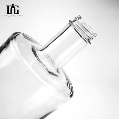Botellas de vidrio de 750 ml para bebidas con diseño elegante