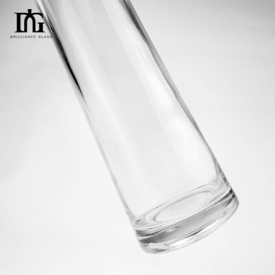 Manualidad de superficie de grabado 750ml 500ml 350ml Botella de vidrio vacía para whisky y ginebra