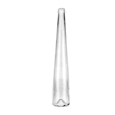 Botella de cristal de vidrio de alta gama de 400 ml a 500 ml OEM/ODM aceptable para bebidas industriales