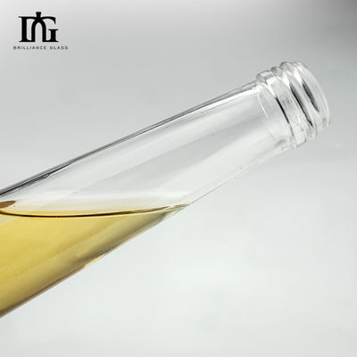 Botella de cristal de vidrio de alta gama de 400 ml a 500 ml OEM/ODM aceptable para bebidas industriales