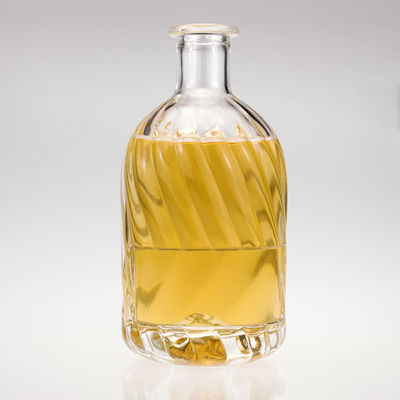 100 ml 250 ml 500 ml Zumo de base de montaña bebidas alcohólicas vidrio vino botella de licor con corcho