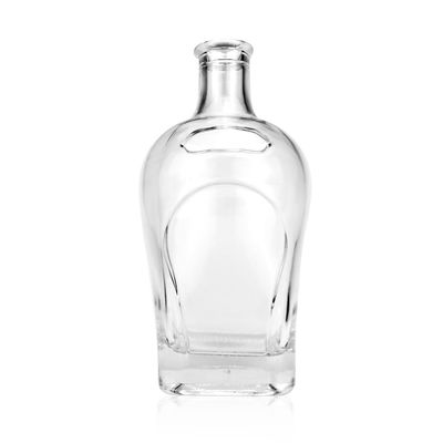 Botella de vino de vidrio de 700 ml/750 ml de capacidad con tapa para grabado y marca personalizados