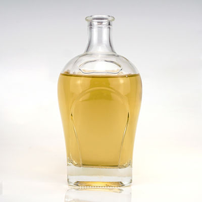 Botella de vino de vidrio de 700 ml/750 ml de capacidad con tapa para grabado y marca personalizados