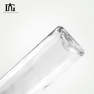 Forma personalizada 700ml 750ml 1000ml Cuerpo de vidrio Vodka Liquor Gin Botella de whisky vacía para su