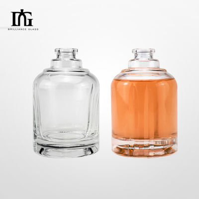 Grabado Botella de vidrio transparente para whisky vodka brandy gin 750 ml 1000 ml corcho hermético