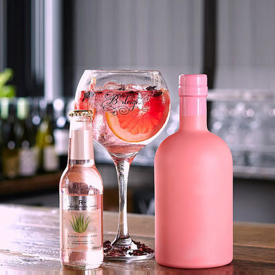 Botella de vidrio para vodka 750ml 500ml 375ml Miniatura