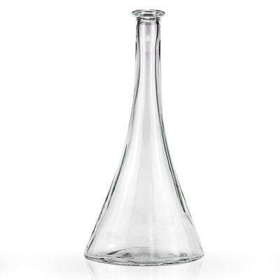 Whisky Vodka Rum Brandy CORK Botella de vidrio con agarre fácil Forma de moda y tipo de sellado CORK