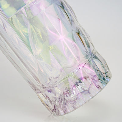 Collar de vidrio transparente y tapa Botella de 700 ml para vodka gin whisky ron