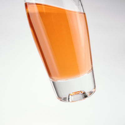 Impresión en pantalla Botellas de vino helado personalizadas con boca en espiral y sin etiqueta de logotipo de hombro