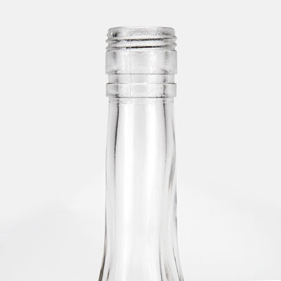 Vodka 500 ml Botella de whisky de vidrio azul con corcho y tapa de tornillo