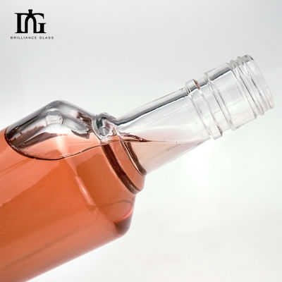 Botella de vidrio para licor 500 ml Super Flint alcohol whisky vodka brandy personalizado bebidas alcohólicas vacías