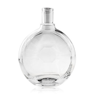 500 ml 700 ml 750 ml Botellas de vidrio para la manipulación de la superficie de la helada Gin Vodka Whiskey Liquor Spirit
