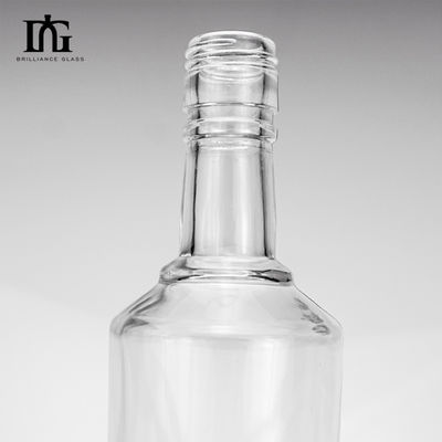 Botella de vidrio para licor 500 ml Super Flint alcohol whisky vodka brandy personalizado bebidas alcohólicas vacías