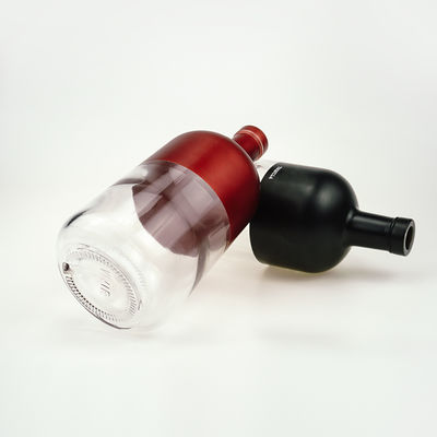 OEM/ODM aceptable Botella de 750 ml de ginebra con tapa de corcho