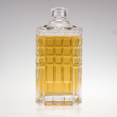 OEM/ODM aceptable Cuadrado 500ml botella de vidrio ecológica para el whisky y la belleza