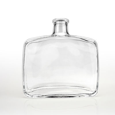 Estampado en caliente y electroplataje Botella de vidrio de 750 ml para embalaje de licor