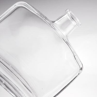 Estampado en caliente y electroplataje Botella de vidrio de 750 ml para embalaje de licor