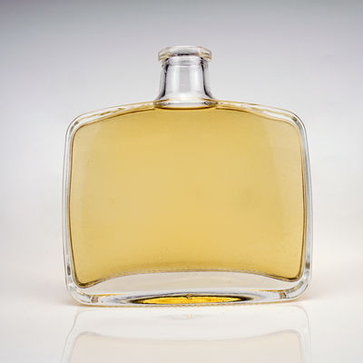 Estampado en caliente y electroplataje Botella de vidrio de 750 ml para embalaje de licor