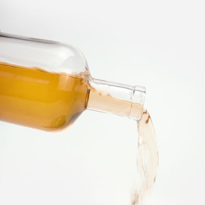 Botella de vidrio redonda de 700 ml 750 ml 1000 ml tipo de sellado CORK para licores y bebidas