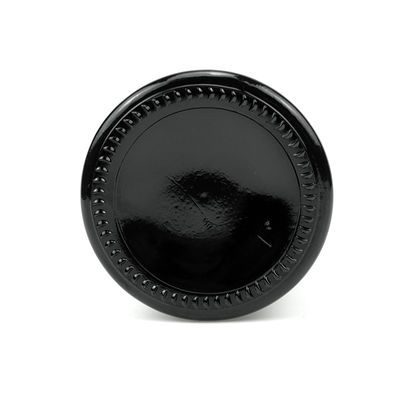 Botella de vidrio con tapa de tornillo de 500 ml para ginebra, ron, tequila, whisky, licores y bebidas alcohólicas pintura negra