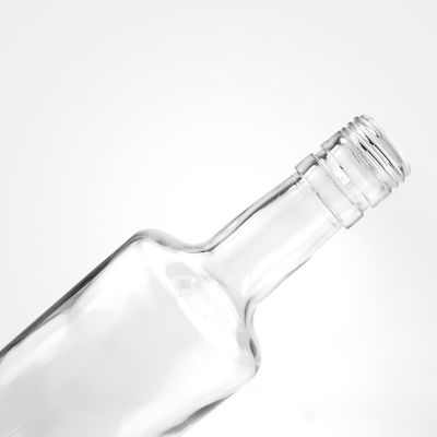 Botellas de vino de vidrio de 700 ml y 70 cl para licores y bebidas hechas de vidrio transparente reciclado