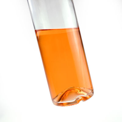 Botellas de vino de vidrio de 700 ml y 70 cl para licores y bebidas hechas de vidrio transparente reciclado