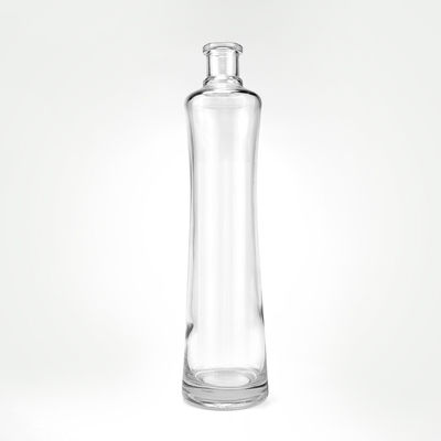 Botellas de tequila de vidrio de 500 ml con tapas de corcho y material de cuello de vidrio