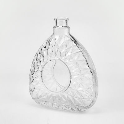 Logotipo del cliente aceptable Botella de vidrio transparente de 750 ml 75 cl para licores y bebidas