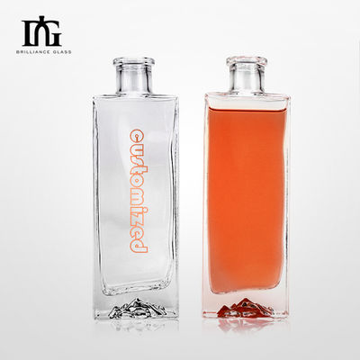 OEM/ODM aceptable Botella de vidrio cuadrada de 500 ml para bebidas bebidas alcohólicas