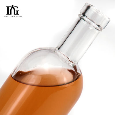 Botella de vidrio de 500 ml/700 ml/750 ml para serigrafía, estampado en caliente y galvanoplastia