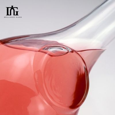Logotipo Botella de vidrio con corcho para 1000ml 1500ml Jugo Vino Espiritoso Liquor Whisky Vodka