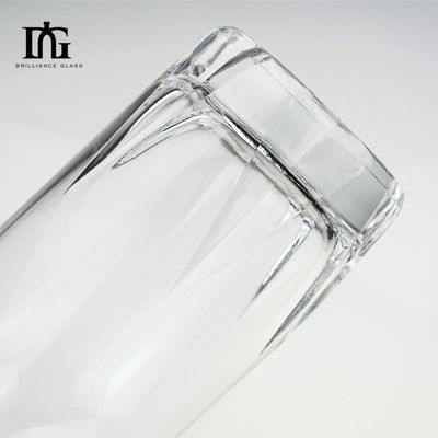 Logotipo Botella de vidrio con corcho para 1000ml 1500ml Jugo Vino Espiritoso Liquor Whisky Vodka