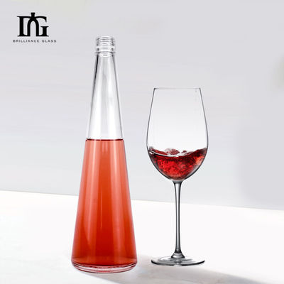 Botella de vidrio de 700 ml 750 ml con tapa con tornillo de corcho