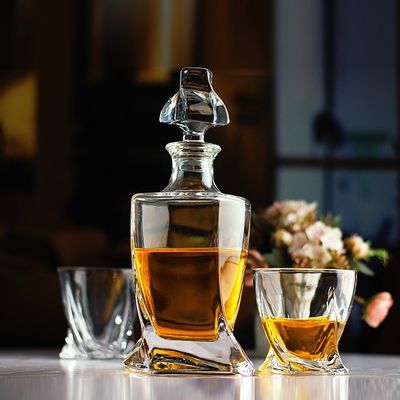 Botella de brandy única con serigrafía Estampado en caliente Pintura grabado electroplataje