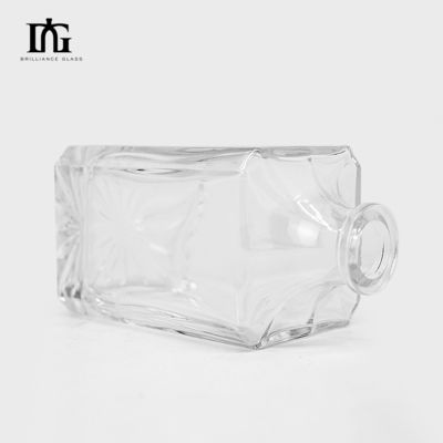 200 ml 350 ml 500 ml 700 ml 1000 ml botella de licor de vidrio grabado para botella de tequila de lujo