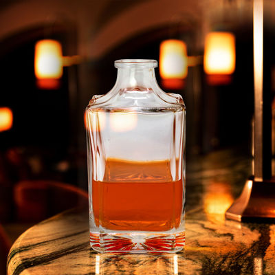 200 ml 350 ml 500 ml 700 ml 1000 ml botella de licor de vidrio grabado para botella de tequila de lujo