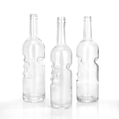 500 ml/750 ml Botella de vino tinto Mano de ángel Vidrio de forma especial para bebidas y jugos de frutas